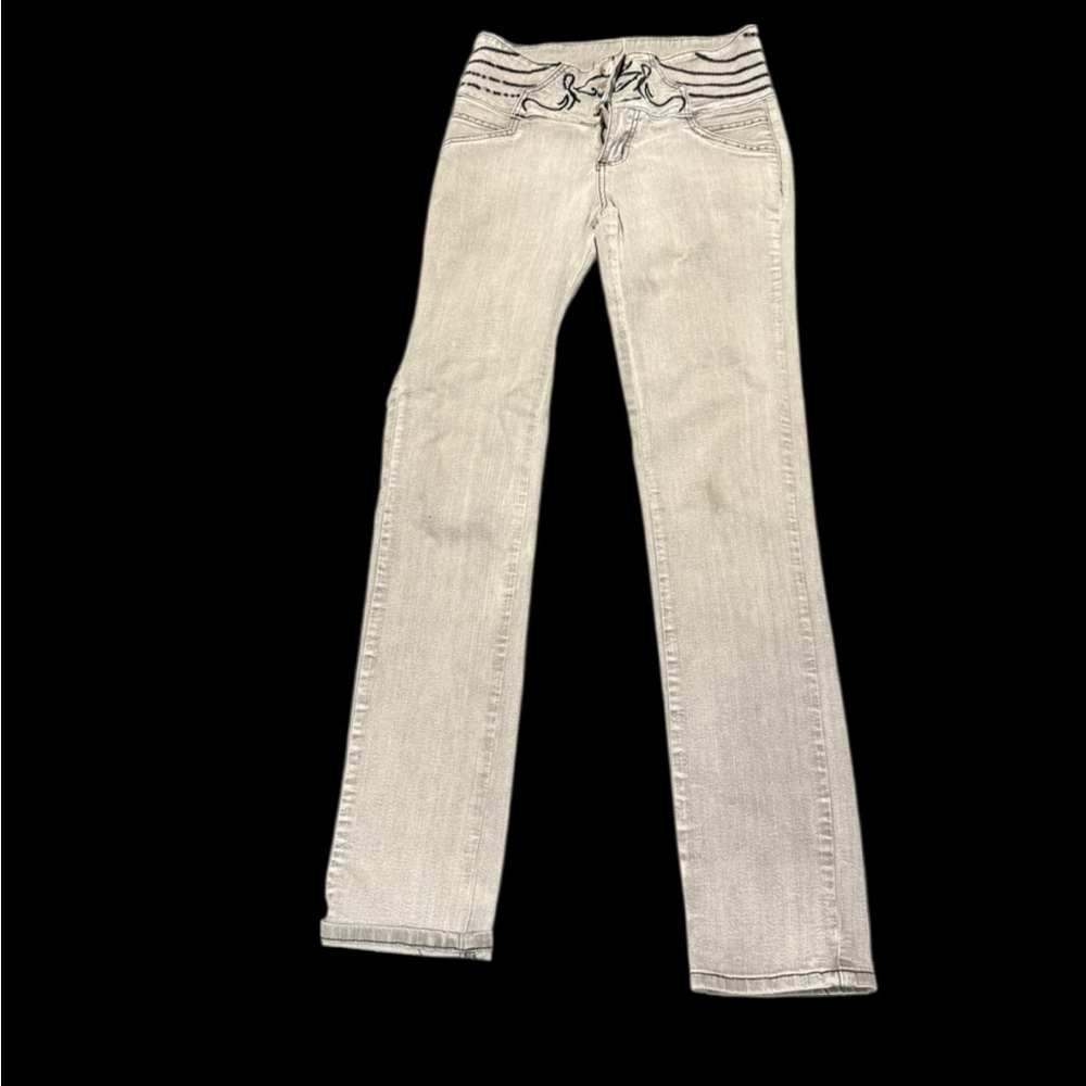 SKY embellished sparkly Y2K jeans